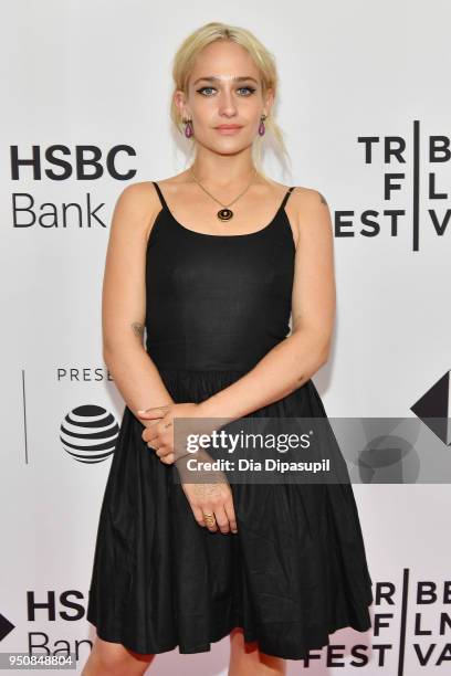 Jemima Kirke attends the screening of "All These Small Moments" during the 2018 Tribeca Film Festival at SVA Theatre on April 24, 2018 in New York...