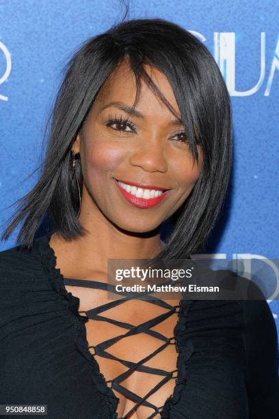 Vanessa Williams attends the "Summer" Broadway Opening Night red carpet at Lunt-Fontanne Theatre on April 23, 2018 in New York City.