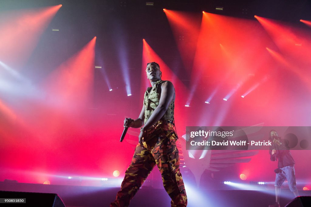 Niska Performs At Le Zenith In Paris