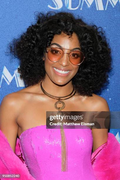 Actress Anissa Felix attends the "Summer" Broadway Opening Night after party at New York Marriott Marquis Hotel on April 23, 2018 in New York City.