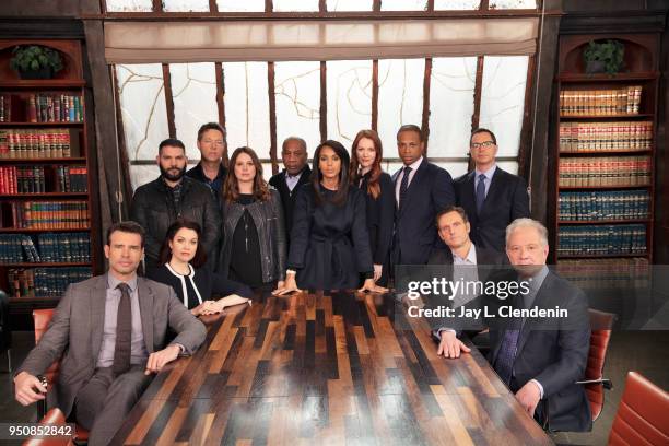 The cast of Scandal are photographed for Los Angeles Times on March 12, 2018 in Hollywood, California. PUBLISHED IMAGE. CREDIT MUST READ: Jay L....