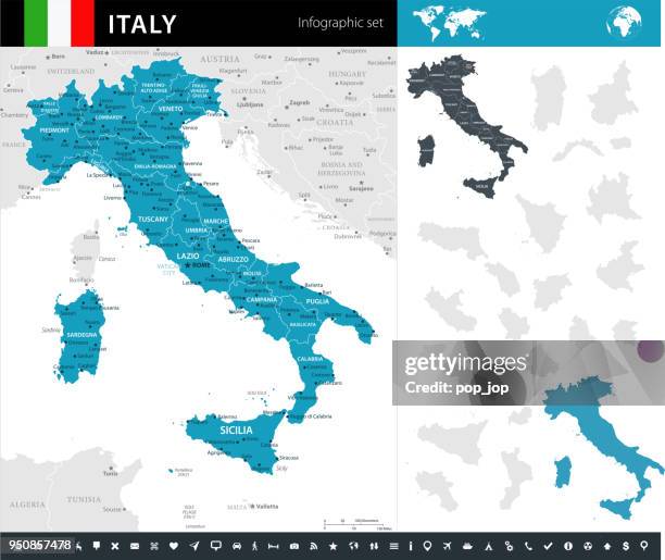 08 - italy - murena infographic 10 - vatican city map stock illustrations