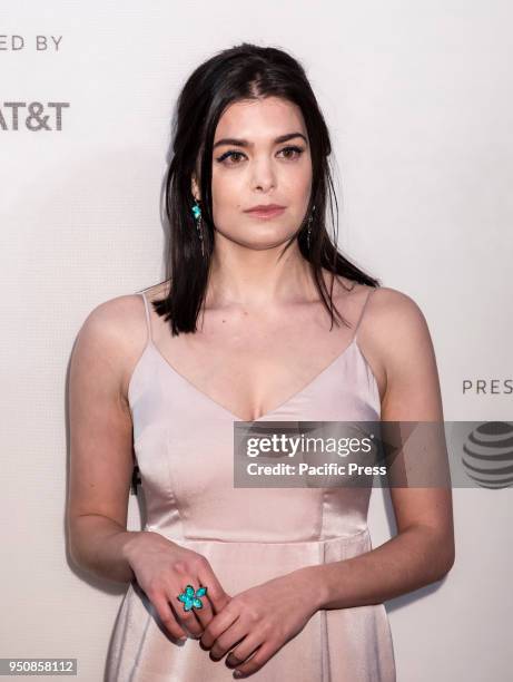 Samantha Colley attends screening of Genius: Picasso' during the 2018 Tribeca Film Festival at BMCC Tribeca PAC, Manhattan.