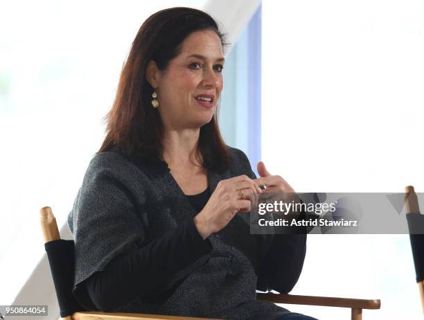 Executive Producer of This is Climate Change, SVP of Documentary TV and Film Participant Media Elise Pearlstein speaks on stage during Education and...