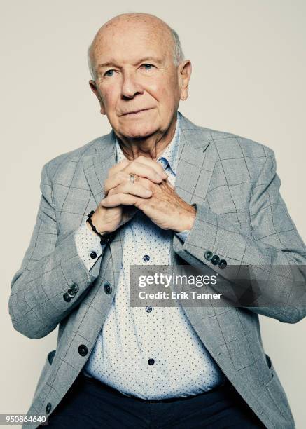 Terrence McNally of the film Every Act of Life poses for a portrait during the 2018 Tribeca Film Festival at Spring Studio on April 24, 2018 in New...