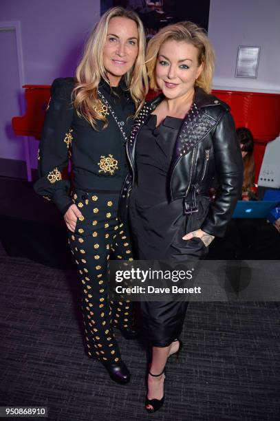 Meg Matthews and Sheridan Smith attend an after party following Sheridan Smith's performance at Royal Albert Hall on April 24, 2018 in London,...