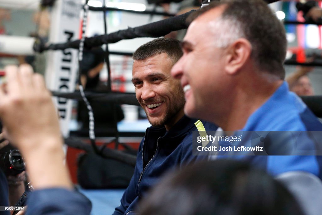 Vasiliy Lomachenko Media Workout