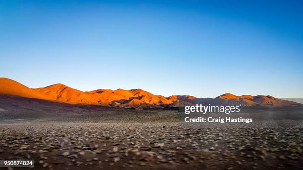 mountains of argentina and chile near salta - altiplano bildbanksfoton och bilder