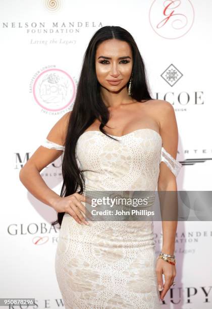 Natasha Grano attends The Nelson Mandela Global Gift Gala at Rosewood London on April 24, 2018 in London, England.