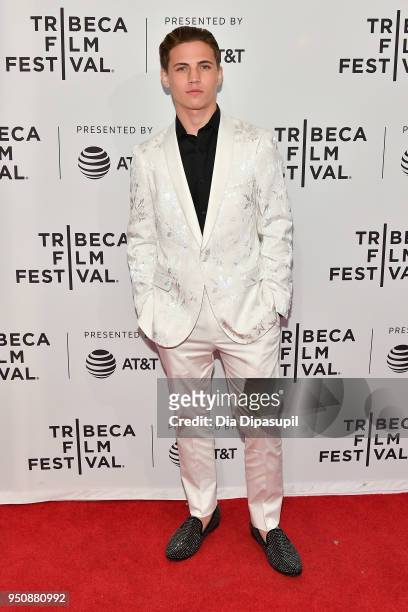 Tanner Buchanan attends the screening of "Cobra Kai" during the 2018 Tribeca Film Festival at SVA Theatre on April 24, 2018 in New York City.
