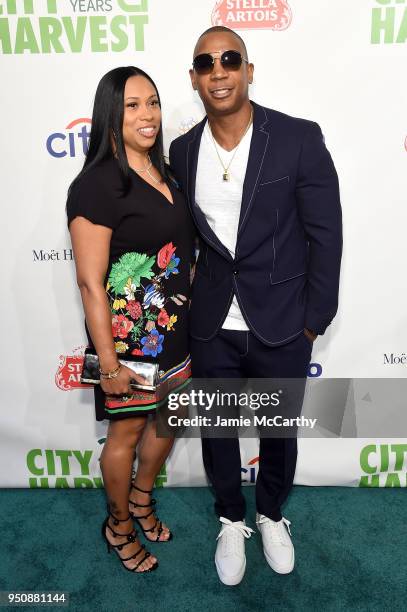 Aisha Atkins and Ja Rule attend City Harvest's 35th Anniversary Gala at Cipriani 42nd Street on April 24, 2018 in New York City.