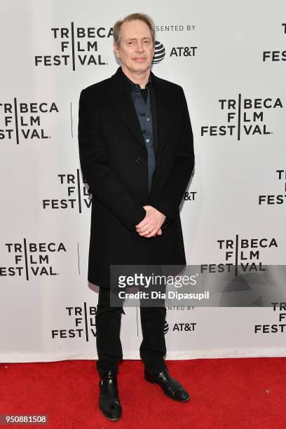 Steve Buscemi attends the screening of "In The Soup" during the 2018 Tribeca Film Festival at SVA Theatre on April 24, 2018 in New York City.