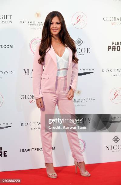 Shelby Tribble attends The Nelson Mandela Global Gift Gala at Rosewood London on April 24, 2018 in London, England.