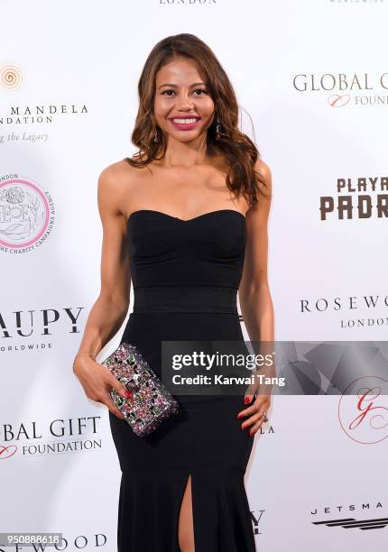 Lady Emma Thynn, Viscountess Weymouth attends The Nelson Mandela Global Gift Gala at Rosewood London on April 24, 2018 in London, England.