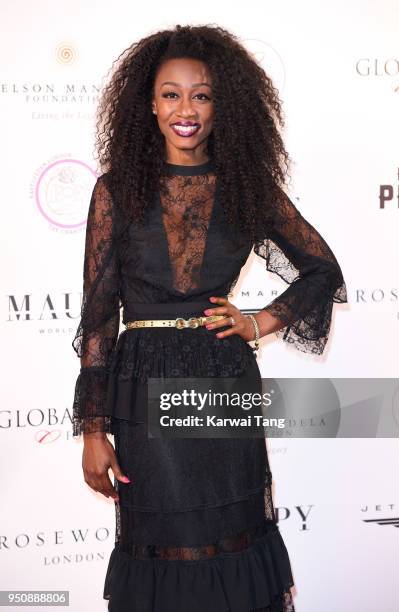 Beverley Knight attends The Nelson Mandela Global Gift Gala at Rosewood London on April 24, 2018 in London, England.