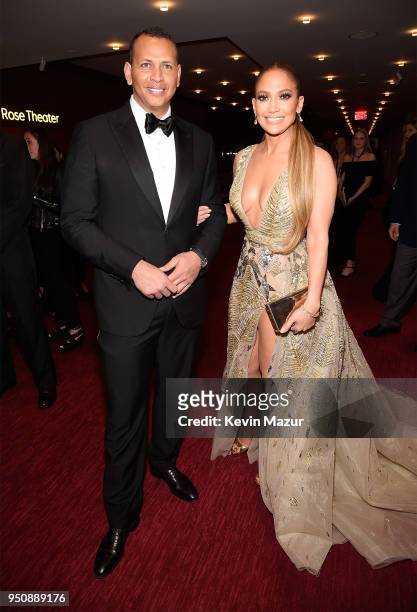 Alex Rodriguez and Jennifer Lopez attend the 2018 Time 100 Gala at Jazz at Lincoln Center on April 24, 2018 in New York City.Ê
