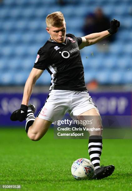 Lincoln City's Elliott Whitehouse during the Sky Bet League Two match between Coventry City and Lincoln City at Ricoh Arena on March 3, 2018 in...