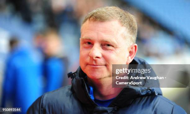 Coventry City manager Mark Robins during the Sky Bet League Two match between Coventry City and Lincoln City at Ricoh Arena on March 3, 2018 in...