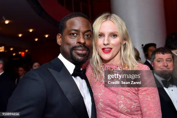 Sterling K. Brown and Laura Brown attend the 2018 TIME 100 Gala at Jazz at Lincoln Center on April 24, 2018 in New York City.