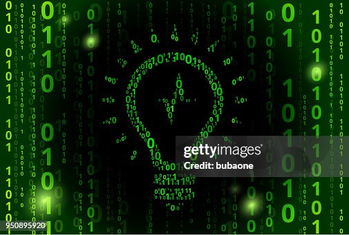 Lightbubl Binary Code Vector Pattern Background Lightbubl Binary Code Vector Pattern Background