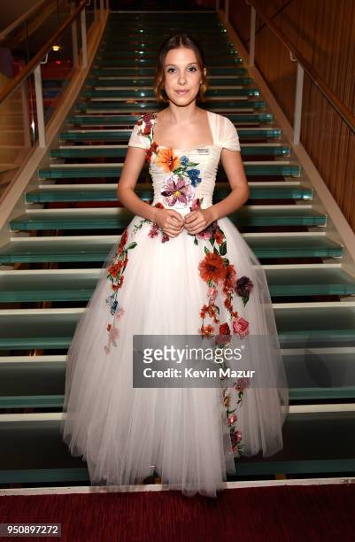 Actor Millie Bobby Brown attends the 2018 Time 100 Gala at Jazz at Lincoln Center on April 24, 2018 in New York City.Ê