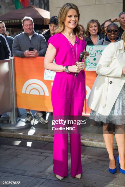 Savannah Guthrie on Tuesday, April 24, 2018 --