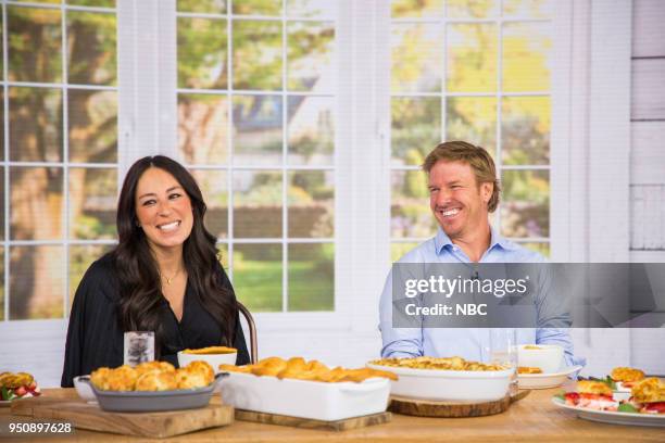 Chip and Joanna Gaines on Tuesday, April 24, 2018 --