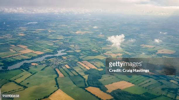 fields of manchester - surrey england stock pictures, royalty-free photos & images