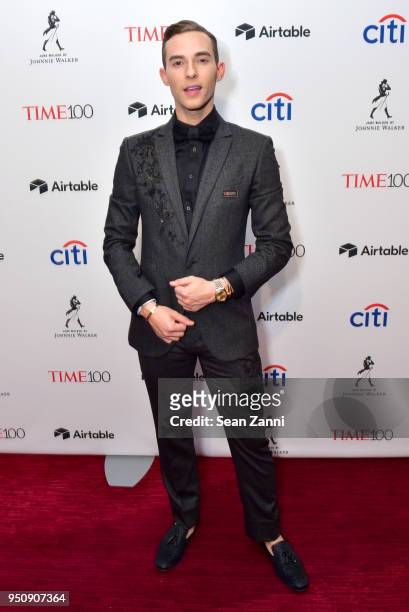 Adam Rippon attends the 2018 TIME 100 Gala at Jazz at Lincoln Center on April 24, 2018 in New York City.