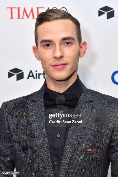 Adam Rippon attends the 2018 TIME 100 Gala at Jazz at Lincoln Center on April 24, 2018 in New York City.