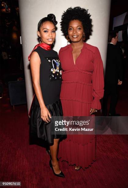 Actor Yara Shahidi and mother Keri Shahidi attend the 2018 Time 100 Gala at Jazz at Lincoln Center on April 24, 2018 in New York City.Ê