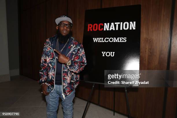 Freeway attends "Think Free" New York screening at universal Records Building on April 24, 2018 in New York City.