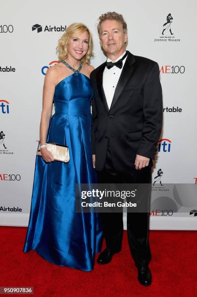 Kelley Paul and United States Senator Rand Paul attend the 2018 Time 100 Gala at Jazz at Lincoln Center on April 24, 2018 in New York City.