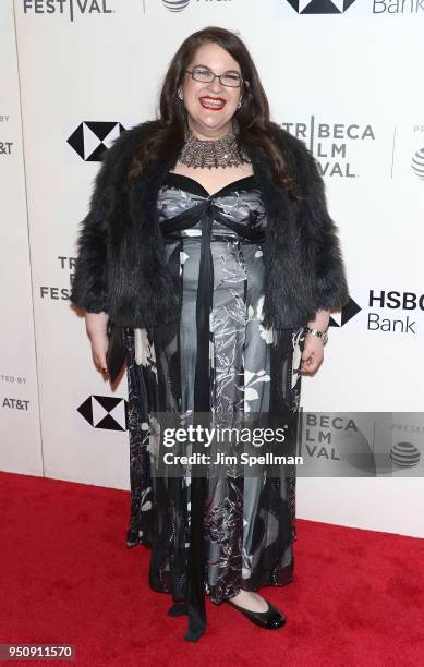 Novelist Naomi Alderman attends the "Disobedience" premiere during the 2018 Tribeca Film Festival at BMCC Tribeca PAC on April 24, 2018 in New York...