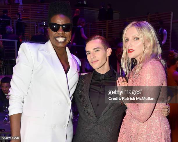 Leslie Jones, Adam Rippon and Laura Brown attend the 2018 TIME 100 Gala at Jazz at Lincoln Center on April 24, 2018 in New York City.