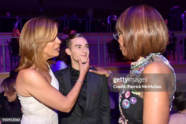 Hoda Kotb, Adam Rippon and Gayle King attend the 2018 TIME 100 Gala at Jazz at Lincoln Center on April 24, 2018 in New York City.