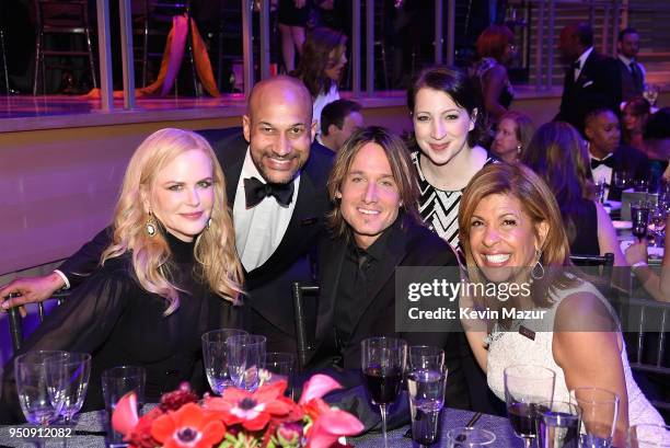 Nicole Kidman, Keegan-Michael Key, Keith Urban, Elisa Pugliese and Hoda Kotb attend the 2018 Time 100 Gala at Jazz at Lincoln Center on April 24,...
