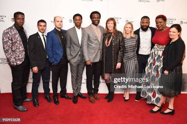 Chinaza Uche, Craig Stott, Oscar Hernandez, Antonio J Bell, Faraday Okoro, Jane Rosenthal, Fiona Carter, Andrew Long, Bose Oshin and Amy Hobby attend...