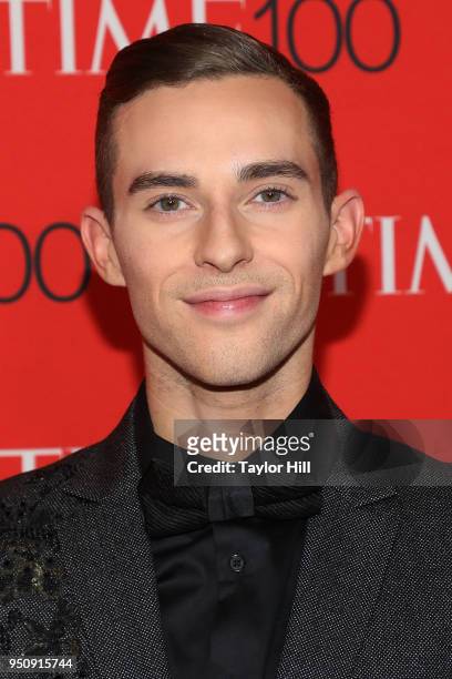 Adam Rippon attends the 2018 Time 100 Gala at Frederick P. Rose Hall, Jazz at Lincoln Center on April 24, 2018 in New York City.