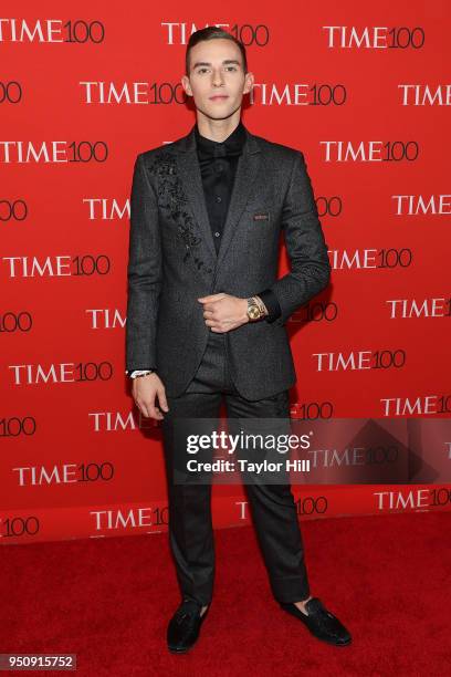 Adam Rippon attends the 2018 Time 100 Gala at Frederick P. Rose Hall, Jazz at Lincoln Center on April 24, 2018 in New York City.