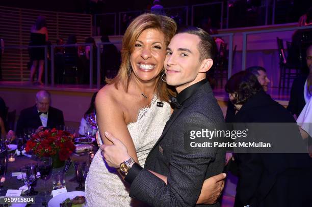 Hoda Kotb and Adam Rippon attend the 2018 TIME 100 Gala at Jazz at Lincoln Center on April 24, 2018 in New York City.