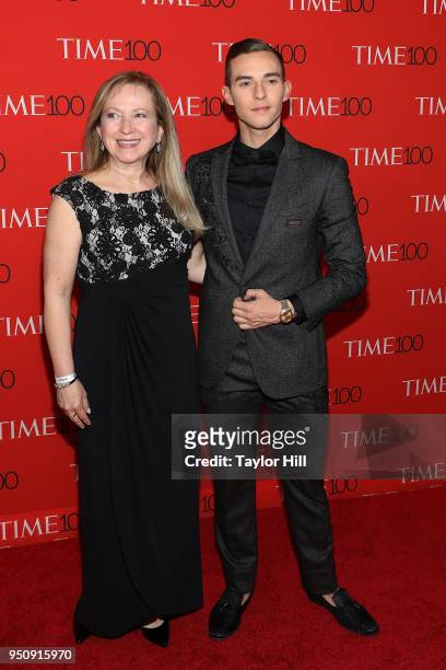 Kelly Rippon and Adam Rippon attend the 2018 Time 100 Gala at Frederick P. Rose Hall, Jazz at Lincoln Center on April 24, 2018 in New York City.