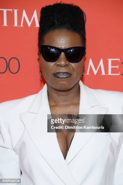 Comedian Leslie Jones attends the 2018 Time 100 Gala at Jazz at Lincoln Center on April 24, 2018 in New York City.