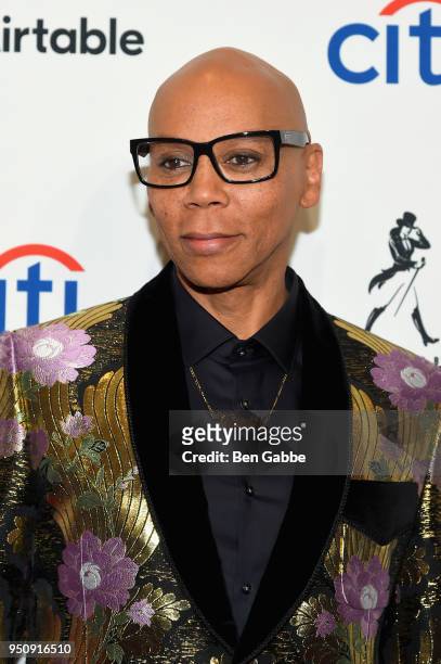 RuPaul attends the 2018 Time 100 Gala at Jazz at Lincoln Center on April 24, 2018 in New York City.