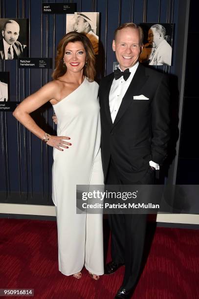 Norah ODonnell and John Dickerson attend the 2018 TIME 100 Gala at Jazz at Lincoln Center on April 24, 2018 in New York City.