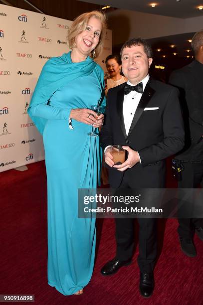 Nancy Gibbs and Edward Felsenthal attend the 2018 TIME 100 Gala at Jazz at Lincoln Center on April 24, 2018 in New York City.