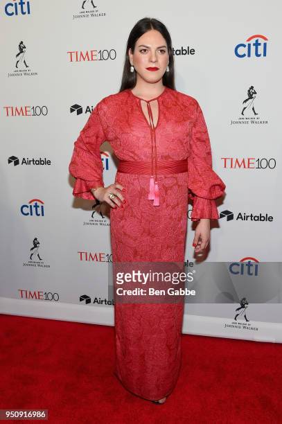 Actor Daniela Vega attends the 2018 Time 100 Gala at Jazz at Lincoln Center on April 24, 2018 in New York City.
