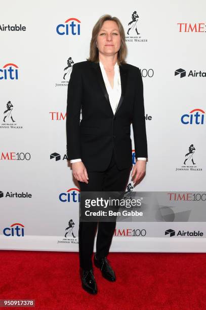 Netflix Vice President, Original Content, Cindy Holland attends the 2018 Time 100 Gala at Jazz at Lincoln Center on April 24, 2018 in New York City.