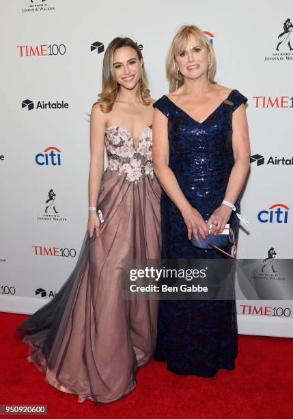 Charlotte McKee and neuropathologist Ann McKee attend the 2018 Time 100 Gala at Jazz at Lincoln Center on April 24, 2018 in New York City.