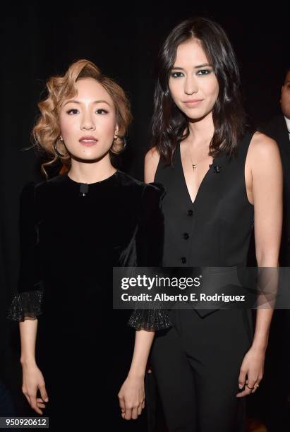 Actors Constance Wu and Sonoya Mizuno attend CinemaCon 2018 Warner Bros. Pictures Invites You to "The Big Picture," an Exclusive Presentation of our...